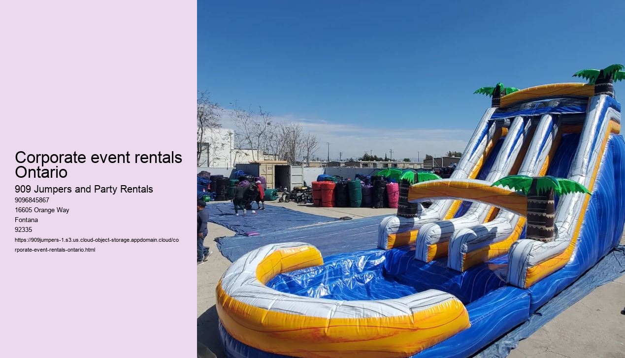 Corporate event rentals Ontario 