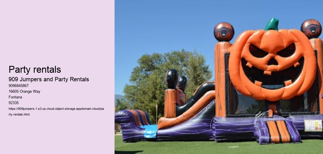 Party rentals